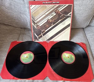 THE BEATLES - 1962-1966 The Red Album : 12" Lp x 2 Vinyl Apple Records 1973 - Foto 1 di 10