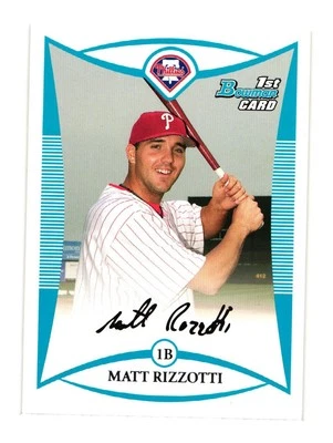 2008 Bowman #BP87 Matt Rizzotti Philadelphia Phillies - Image 1 of 2