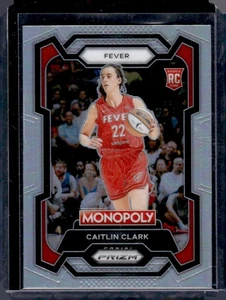 2024 Panini Prizm Monopoly WNBA #65 Caitlin Clark Silver Prizms - Foto 1 di 2