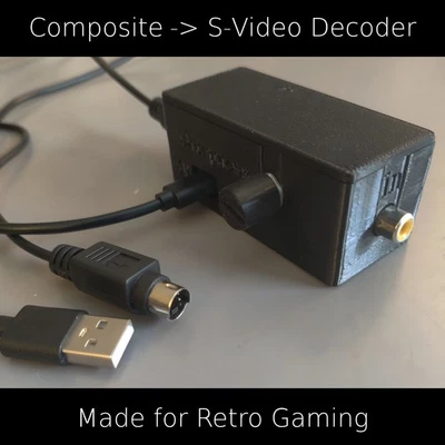 Notch Filter Composite to S-Video Converter - Better than Comb for Retro Gaming - Image 1 of 4