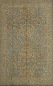 Vegetable Dye Oushak Oriental Large Rug Wool Handmade Dining Room Carpet 10x14 - Picture 1 of 14