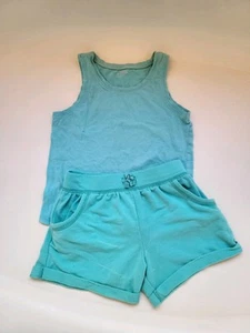 2 Pieces Old Navy Girl's Pajama Lounge Top + Shorts Size 5T Summer Set Shirt - Picture 1 of 16