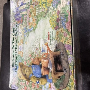 Cherished Teddies TRISTAN 2002 Symbol der Mitgliedschaft Pflanzgefäß & Topfumarmung - Bild 1 von 5