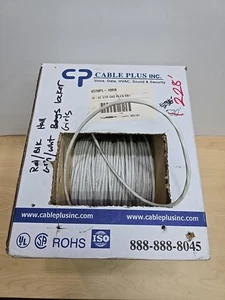 228ft LAKE CABLE 18AWG 2C SHIELDED WIRE 4570PL-10RB 18/4C 7str BC OAS CL3P USA - Picture 1 of 15