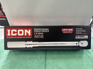 NEW ICON TW 38-100 Professional Torque Wrench 3/8” Dr 20-100lbs - Picture 1 of 11