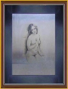 nudo donna di Raffaella Blanc litografia su alluminio - Foto 1 di 1