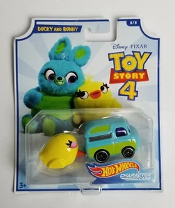 2019 Hot Wheels Disney Pixar Toy Story 4 Figuren Autos #8 Ducky and Bunny - Bild 1 von 4