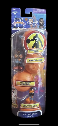 Space Jam A New Legacy 4 Pack Mini Figures LeBron James Surprise Daffy Lola (A) Cover