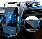CHGeek 15W Wireless Car Charger - Smart & Fast Charging, Blue02 Big bracket