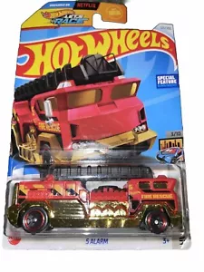 2024 Hot Wheels 125/250 5 ALARM LADDER FIRE TRUCK 3/10 HW METRO - Picture 1 of 2