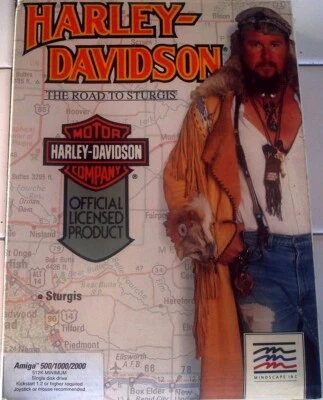 Harley-Davidson: The Road to Sturgis by Mindscape for Commodore Amiga - NEW - Image 1 of 2