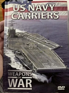 US Navy Carriers Weapons of War DVD & Booklet Hardcover XLNT Condition! - Imagen 1 de 1