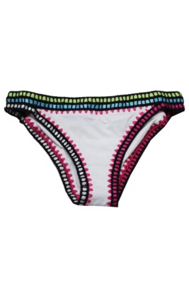 Parte inferior de bikini Bar Iii White Weave It Hipster S Foto 1 de 3