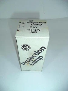 GE Projector Lamp CAX 115-125V 50 Watts Bulb NOS Made in USA - Picture 1 of 2