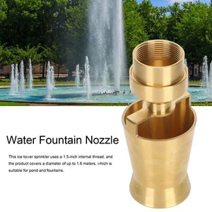 Wasserfontäne-Düse Spray-Teich-Sprinkler-Sprinklerkopf Messing Für EG - Bild 1 von 12
