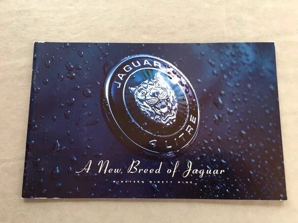 1999 Jaguar Car Sales Brochure - XK8 Convertible XJR XJ8 XJ8L Vanden Plas - Image 1 of 4
