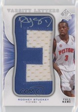 2008-09 SP Authentic Varsity Letters Veterans Full Name /6 Rodney Stuckey Auto