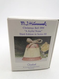 1999 Goebel Hummel Campana de Navidad Adorno A Joyful Noise 3a Edición Serie III - Imagen 1 de 6
