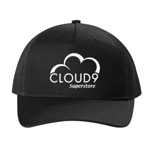 Gorra de camionero impresa con logotipo de 5 paneles Cloud 9 - Imagen 1 de 2