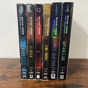 Star Trek: Fan Collective Dvd Set Klingon Time Travel Captain's Log Q Borg READ - Foto 1 di 20