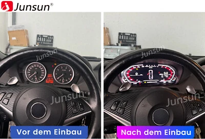 12,3 Digital Dashboard Für BMW 5er E60 E61 E63 E64 CCC CIC Auto LCD Panel tacho - Bild 1 von 4