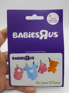 Babies R Us Gift Card on Hangtang Brand New - Picture 1 of 1