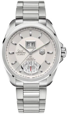 TAG HEUER GRAND CARRERA WAV5112.BA0901 GMT AUTOMÁTICO RELOJ DE LUJO CAJA PAPELES Foto 1 de 4