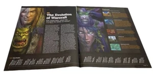 The Evolution of world of Warcraft video game print ad wall art ephemera - Picture 1 of 12