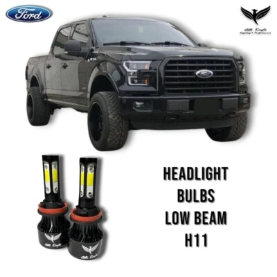 Ford F-150 2015-2022 faros bombillas LED haz bajo H11 8000Lm color blanco 6500K Foto 1 de 4