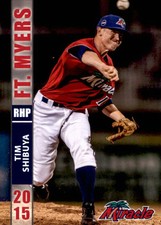 2015 Fort Myers Miracle Grandstand 21 Tim Shibuya Los Angeles California CA Card