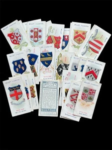 W.D. & H.O Wills Cigarette Cards SCHOOL ARMS 1906 Pick your Card/s - Picture 1 of 73
