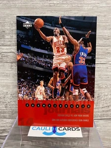 1997 Upper Deck Michael Jordan Memorable Moments Oversized Card 3.5x5 Journal 3 - Picture 1 of 2