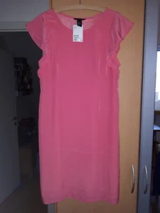 NEU: Schwanger H&M Mama Umstandskleid Gr. S in rosa mit Volant-Ärmel - Bild 1 von 4