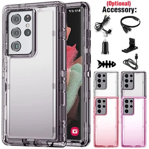 For Samsung Galaxy S20 S21 S22 Ultra S10E Clear Crystal Case Cover / Accessories - Zdjęcie 1 z 38