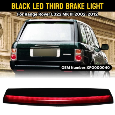 For Range Rover L322 MK 3 2002-2012 LED Third Brake Light Center Stop lamp Smoke - Image 1 of 4