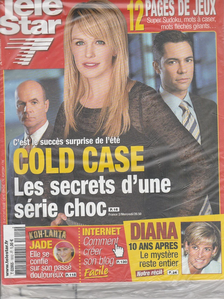 TV Star No. 1612 - 20/08/2007 -cold Case/Kathryn Morris -M. Seigner - Lady Di - Image 1 of 1