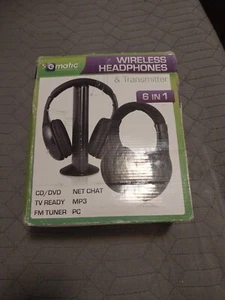 Ematic Wireless Headphones & Transmitter EH155 Beat-up Packaging  - Picture 1 of 3