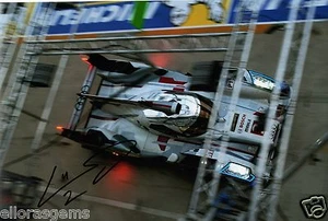 Le Mans Driver Loic Duval Hand Signed Photo Audi 12x8" AB - Picture 1 of 1