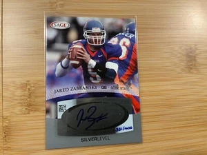 2007 Jared Zabransky Rookie RC Boise State Broncos BSU Hit Silver Auto 351/400  - Picture 1 of 2