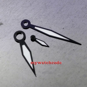 leuchtend schwarz Hände passend 44mm ETA 6497,6498 Uhrwerk Parnis Uhr - Bild 1 von 2