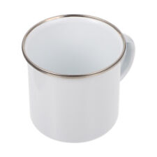 Enamel Mug Sublimation Blank DIY Cup Stainless Steel Drinking Glass