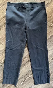 Lauren Ralph Lauren Polo Total Comfort 100% Lana Vestito Pantalone Uomo 34X30 Grigio - Foto 1 di 4