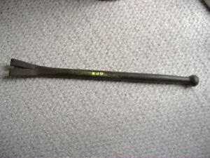 Vintage Carpenter's Pry Bar/Nail Puller 14 inch with Makers Initials