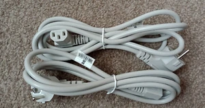 Euro Schuko 2 Pin Plug to IEC C13 Socket 10A Mains Power Cable Kettle Lead-LP-33 - Picture 1 of 3