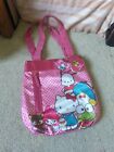Sanrio 50Th Anniversary Tote Bag Hello Kitty & Friends W Bag Charm Keychain 2010