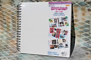 Álbum Espiral Memories Forever Scrapbooking, 10" x 10", Blanco Nuevo en plástico - Imagen 1 de 2