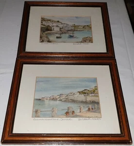 2 x Signed Elisabeth Clarke framed prints - Approx 30cm - Both in Ceverak - Picture 1 of 5