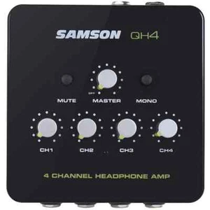 SAMSON QH4 amplificatore cuffie 4 canali per registrazione studio podcast NUOVO - Imagen 1 de 7