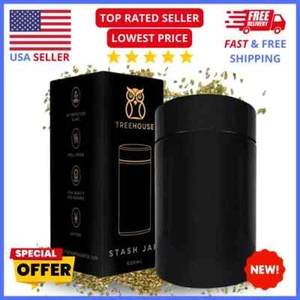 Smell Proof Storage Jar 500ml Airtight Container w/ 2 Resealable Bags for Spices - Picture 1 of 7