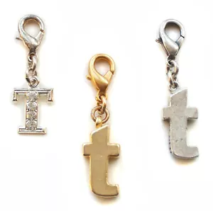 John Wind Charm for Bracelet T Silver Gold Pave Crystal New Maximal Art Jewelry - Picture 1 of 1